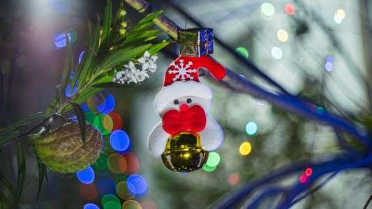 ふわふわキラキラサンタさん