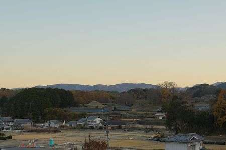 高松塚古墳　夜明け