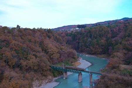 飯田線〜天竜峡（そらさんぽ）にて