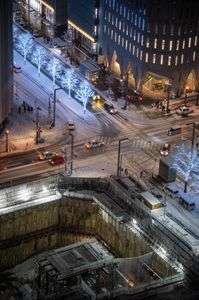 札幌駅前のイルミネーション